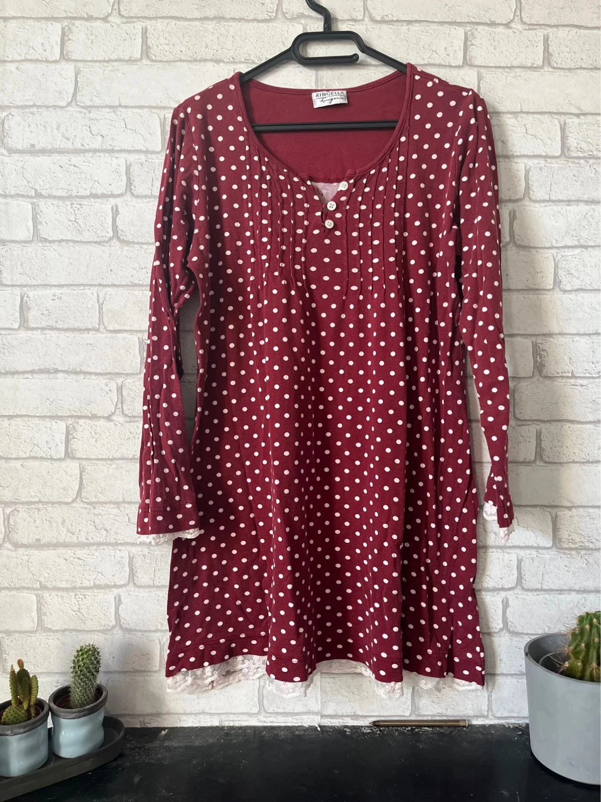 Chemise de nuit / Robe d’intérieur Ringella – Taille 38/40 – Bon état